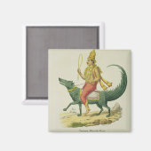 Varuna, Gott der Ozeane, graviert von Charles Eti Magnet (Vorderseite/Rückseite)