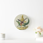 Varuna, Gott der Ozeane, graviert von Charles Eti Runde Wanduhr (Zuhause)