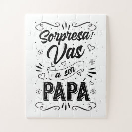 Vas a ser Papa Anuncio de Embarazo Artístico Puzzle