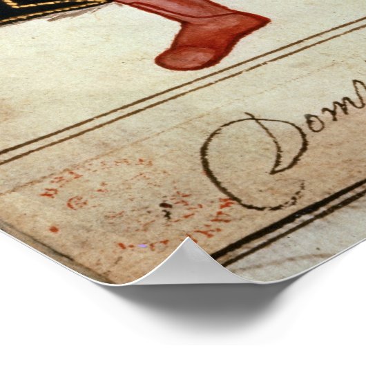 Vasco da Gama, Abbildung Poster (Ecke)