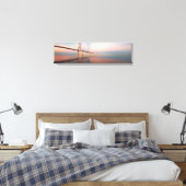 Vasco da Gama Bridge Panorama Leinwand Kunst, Dich (Insitu (Schlafzimmer))