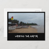 Vasco da Gama, Goa (Indien) Postkarte (Vorne/Hinten)