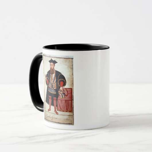 Vasco da Gama, Illustration Tasse (Vorderseite Links)