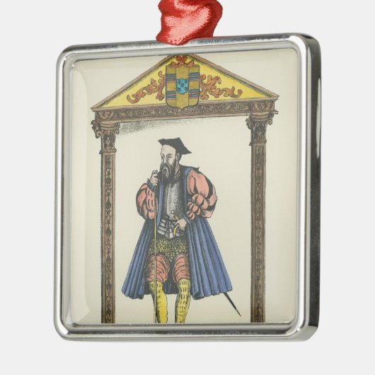 Vasco da Gama Ornament Aus Metall (Links)
