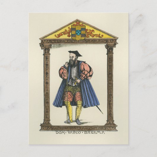 Vasco da Gama Postkarte (Vorderseite)