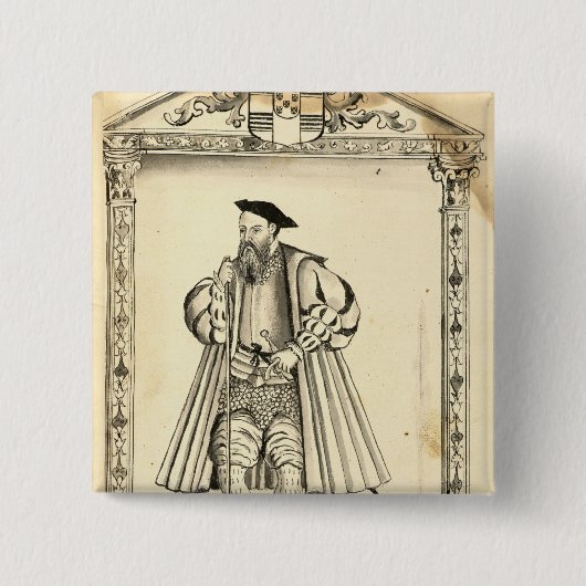 Vasco da Gama von 'Lendas DA India Button (Vorderseite)