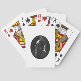 Vasco Nunez de Balboa Conquistador Woodcut Spielkarten