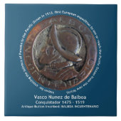 Vasco Nunez de Balboa Fliese (Vorderseite)
