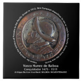 Vasco Nunez de Balboa Fliese (Vorderseite)