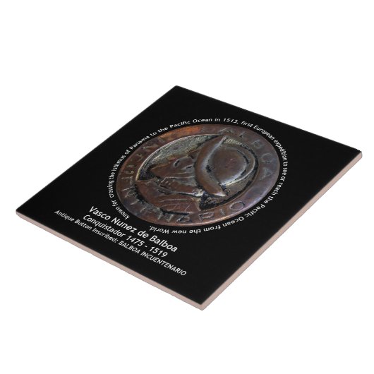 Vasco Nunez de Balboa Fliese (Seite)