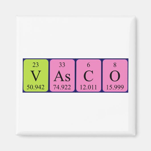 Vasco Periodenmagnet Magnet (Vorne)