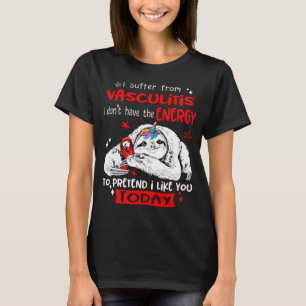 Vasculitis Aufklärung Monat Band Geschenke T-Shirt