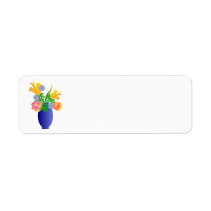 Vase-306477 Vase Blume blau farbig frische Farbe