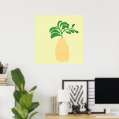 Vase abstrakte Kunst Poster (Heimbüro)