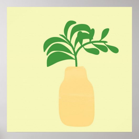 Vase abstrakte Kunst Poster (Vorne)