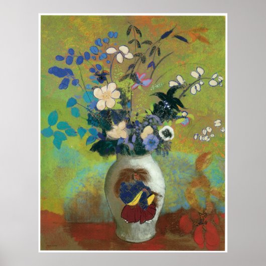 Vase au Guerrier Japonais, 1905 Poster (Vorne)