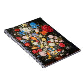 Vase aus Blume mit Juwel, Münzen und Muscheln, 160 Notizblock (Rechte Seite)