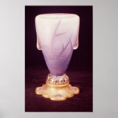 Vase aus Favrile mit ormolaler Base Poster (Vorne)