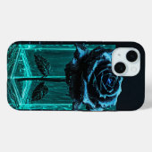 Vase aus schwarzem Glas mit Rose Case-Mate iPhone Hülle (Rückseite (Horizontal))