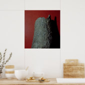 Vase aus Uruk 3. Jahrtausend v. Chr. Poster (Küche)