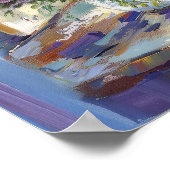 Vase Blume Fenster mit Blick auf die italienische  Poster (Ecke)