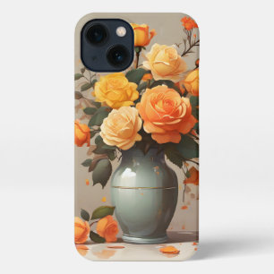 Vase Blume iPhone Case 13 Hülle