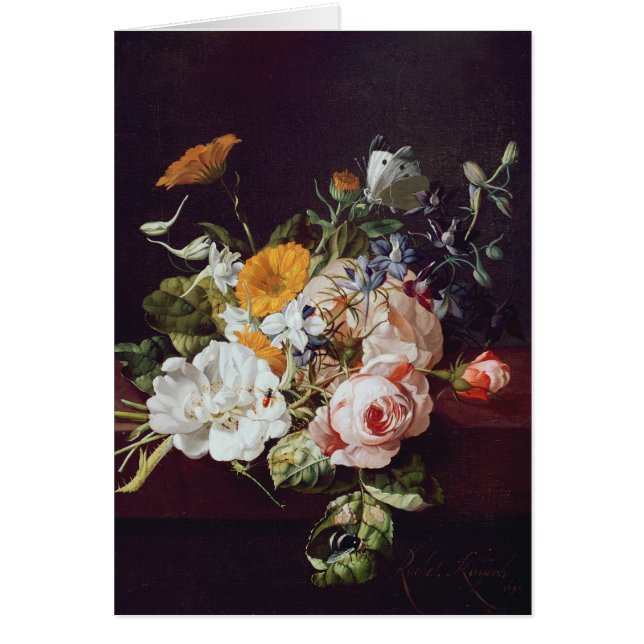 Vase Blumen, 1695 (Vorne)