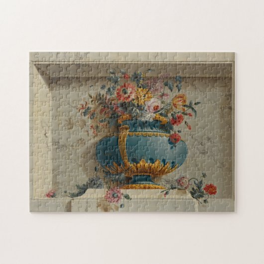 Vase Blumen in einer Nische Puzzle (Horizontal)