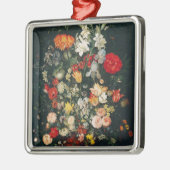 Vase Blumen Silbernes Ornament (Links)
