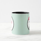 Vase Blumen Tasse (Zentrum)