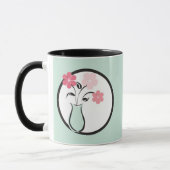 Vase Blumen Tasse (Links)