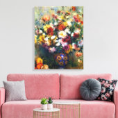 Vase Chrysanthemas Renoir Kunst Leinwanddruck (Insitu (Wohnzimmer))