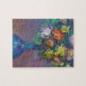 Vase Chrysanthemen Claude Monet Puzzle (Horizontal)
