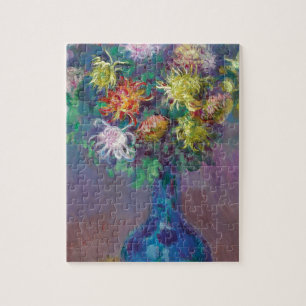 Vase Chrysanthemen Claude Monet Puzzle