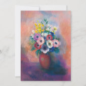 Vase D'anémones | Odilon Redon (Vorderseite)