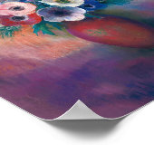 Vase D'anémones | Odilon Redon Poster (Ecke)