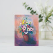 Vase D'anémones | Odilon Redon Postkarte (Stehend Vorderseite)