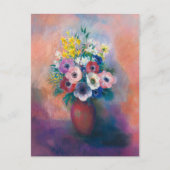 Vase D'anémones | Odilon Redon Postkarte (Vorderseite)