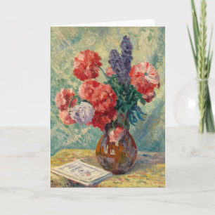 Vase de Fleurs   Maximilien Luce Karte