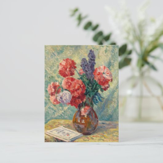 Vase de Fleurs | Maximilien Luce Postkarte (Stehend Vorderseite)