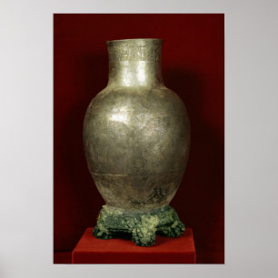 Vase dedicated by Entemena to the god Nigirsu Poster