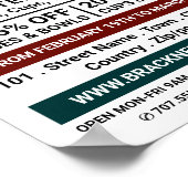 Vase dekorieren, Keramik lagern, Potter-Werbung Poster (Ecke)