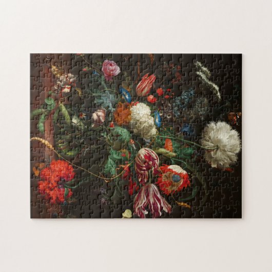 Vase der Blume, 1660 von Jan Davidsz de Heem Puzzle (Horizontal)