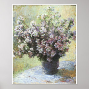 Vase der Blume, 1880, Claude Monet Poster