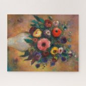 Vase der Blume, 1928 von Odilon Redon Puzzle (Horizontal)
