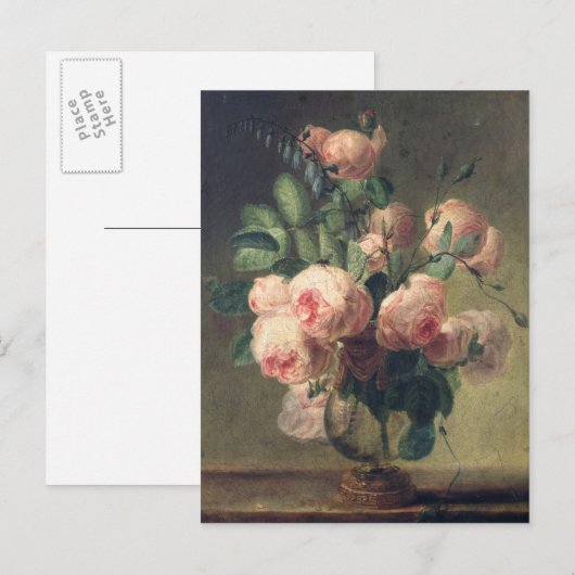 Vase der Blume 2 Postkarte (Vorne/Hinten)