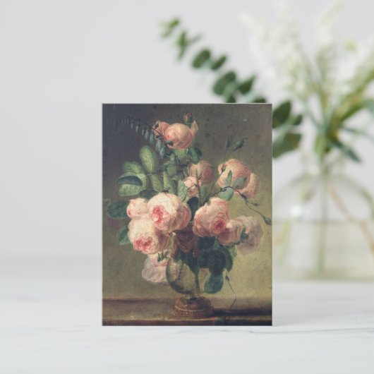 Vase der Blume 2 Postkarte (Stehend Vorderseite)