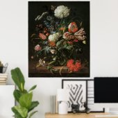 Vase der Blume, c.1660 Poster (Heimbüro)