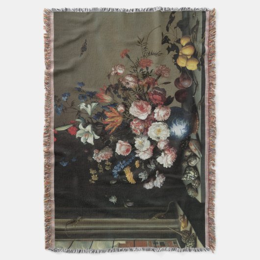 Vase der Blume durch ein Fenster, Balthasar van de Decke (Vorderseite Vertikal)