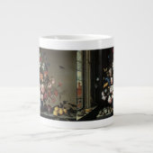 Vase der Blume durch ein Fenster, Balthasar van de Jumbo-Tasse (Vorderseite)